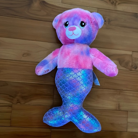 build a bear mermaid cat rainbow sparkle - Picture 1 of 7